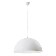 OFU Sospensione Semisfera in Metallo Bianco E27 IP20 - Lampadario a sospensione moderno per interni dal design minimalista Rossini Group