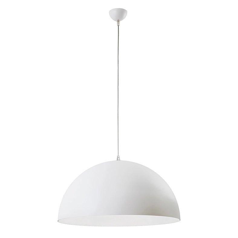 OFU Sospensione Semisfera in Metallo Bianco E27 IP20 - Lampadario a sospensione moderno per interni dal design minimalista Rossini Group