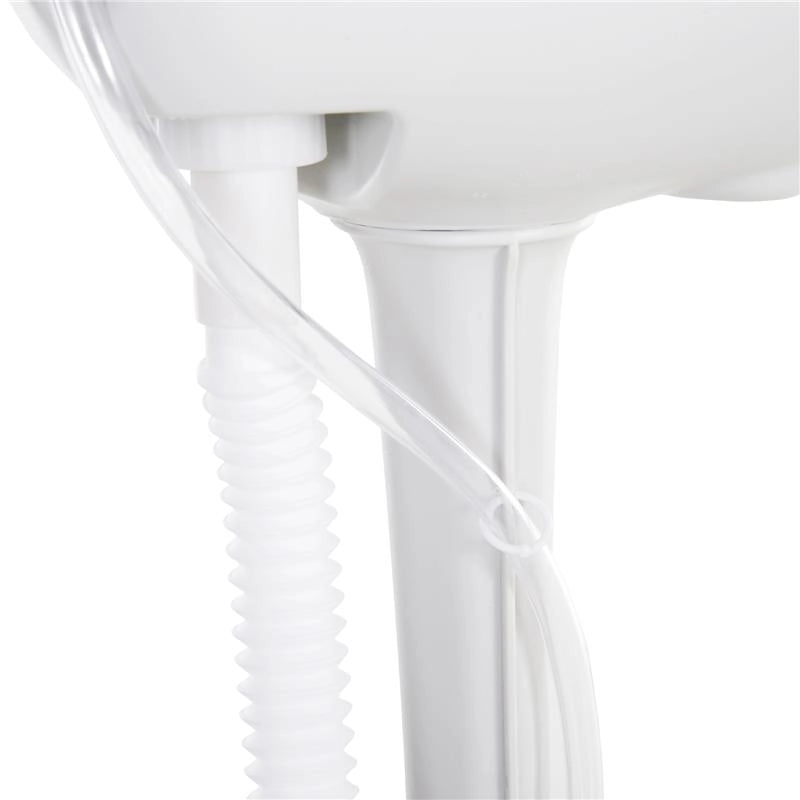 LAVABO PORTATILE DA CAMPEGGIO CON 2 RUOTE SERBATOIO ACQUA 17 L E SAPONE 3.5 L