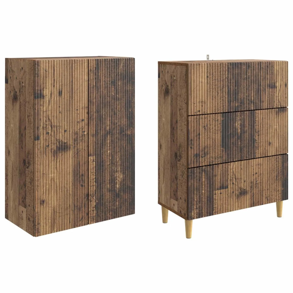 Set di armadi 2 pcs 66 x 34,5 x 90 cm Legno ingegnerizzato 3416563