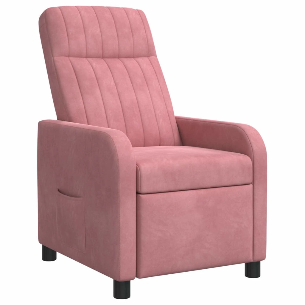 Divano Sedia-Poltrona reclinabile Rosa Velluto (V)