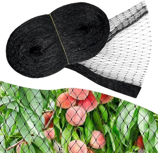 4 x 10 m Reticolo per Uccelli per Giardino e Laghetto - Reticolo Duraturo per Alberi da Frutta - Protezione contro gli Uccelli, le Pecore e le Foglie
