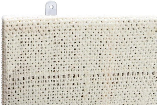 Pannello di Scalfittura in Sisal - L: 28 cm W: 28 cm H: 80 cm Beige