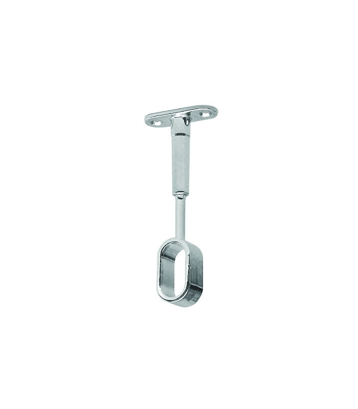 REGGITUBO LATERALE CHIUSO OVALE 15x30 mm - Ottonato - 10 pezzi