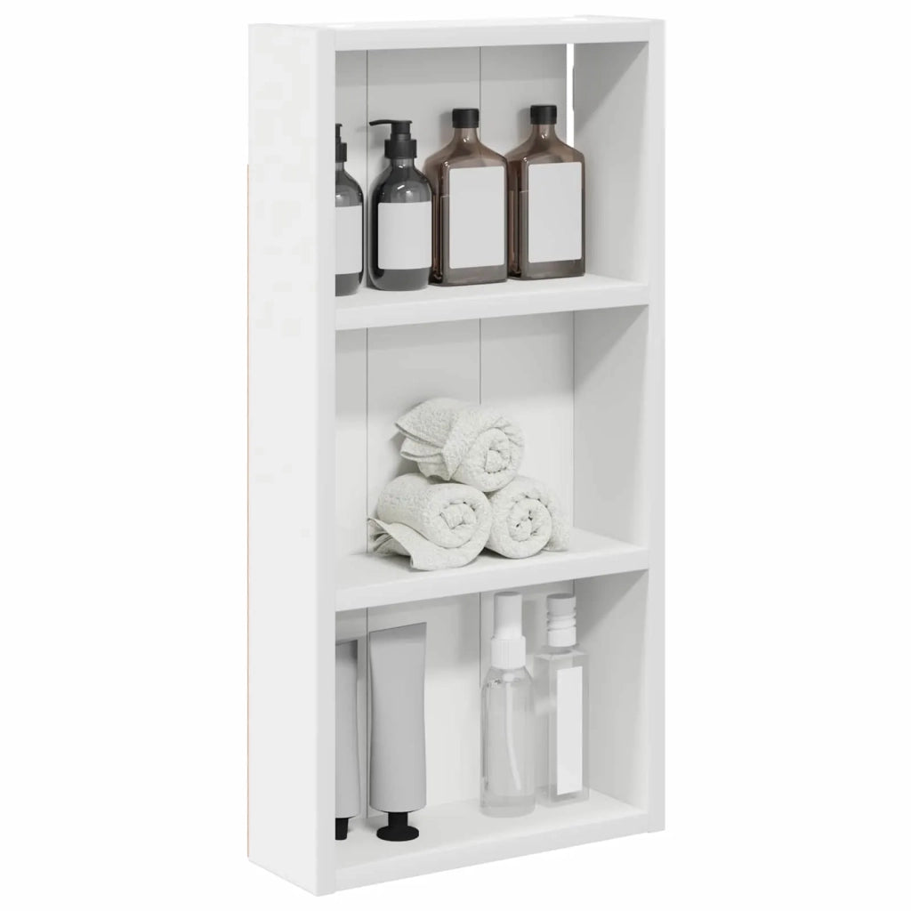 Armadio da bagno a muro Bianco 30 x 10 x 60,5 cm