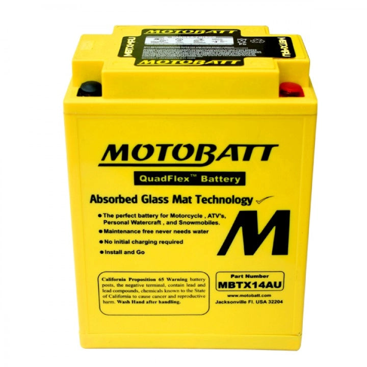 BATTERIA MOTOBATT AGM MBTX14AU 12V 16Ah BQ024