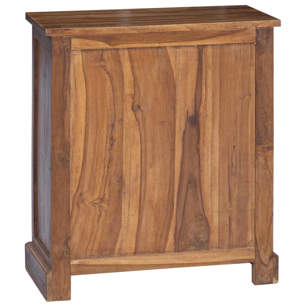 Armadio con porta Naturale 65 x 30 x 75 cm Legno di teak solido 42017953