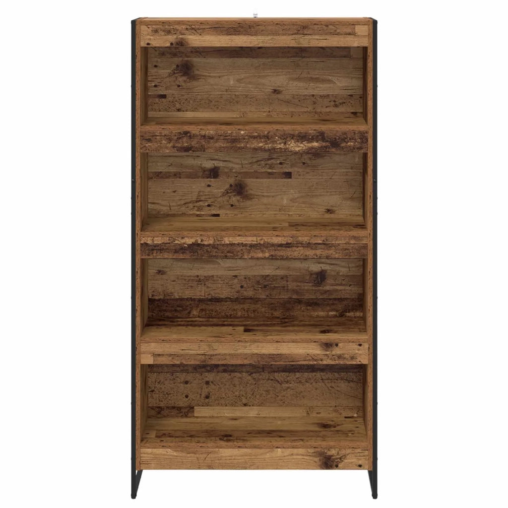Armadio per Libri 2 pcs Legno vecchio 80 x 30 x 155 cm