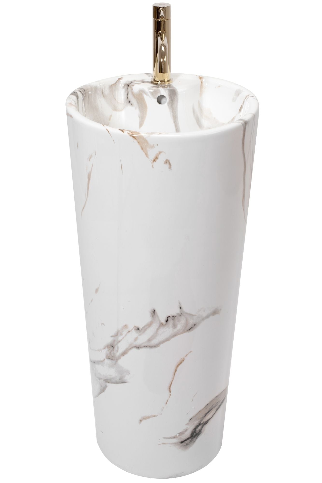 Lavabo Monolitico Blanka Marble
