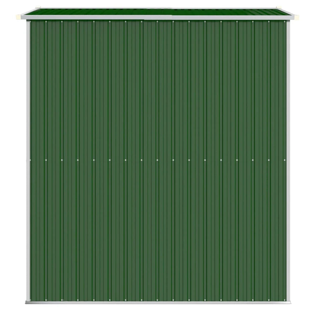 Casetta da giardino cabina ripostiglio casetta da esterno robusta casetta per attrezzi 192 x 191 x 223 cm acciaio zincato verde 02_0022361