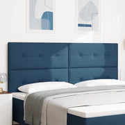 Testiera  Button Tufted Blu 200 cm Tessuto