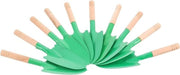 Set di Scavatura per Giardino - Set di Attrezzi Manuali - Piante e Giardinaggio - Manico in Legno Ergonomico - 10 Pezzi - Verde
