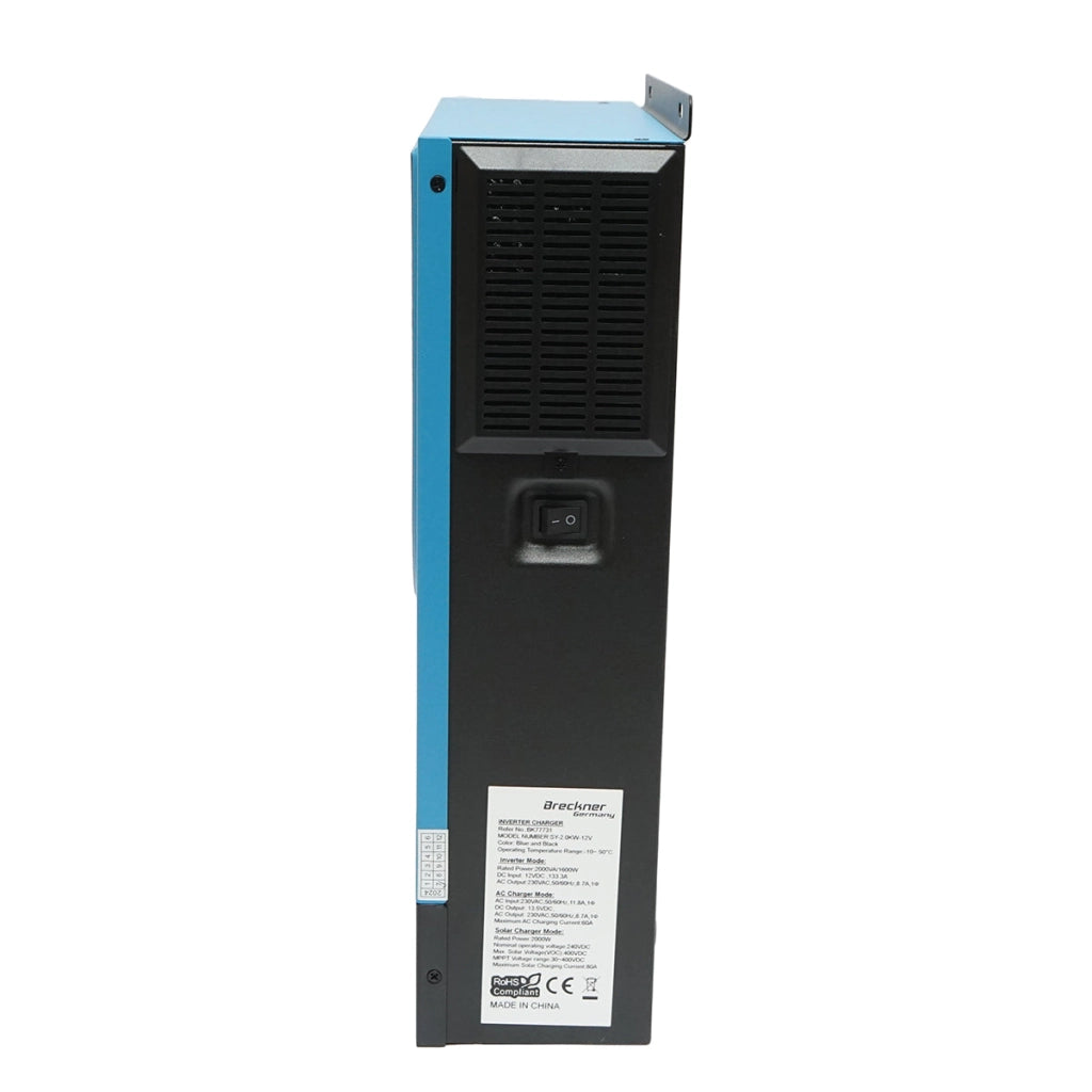 I Inverter solare ibrido 1,6 KW Breckner Germany 12V, 80A, MPPT, monofase, OFF-GRID, SY-2.0KW-12V