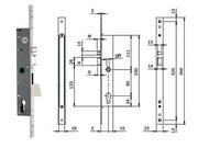 ELETTROSERRATURA INFILARE MONTANTI CON CATEN. QUADRO E SCROCCO 78180- - mm.30 (781802302) - 1 pezzi ISEO