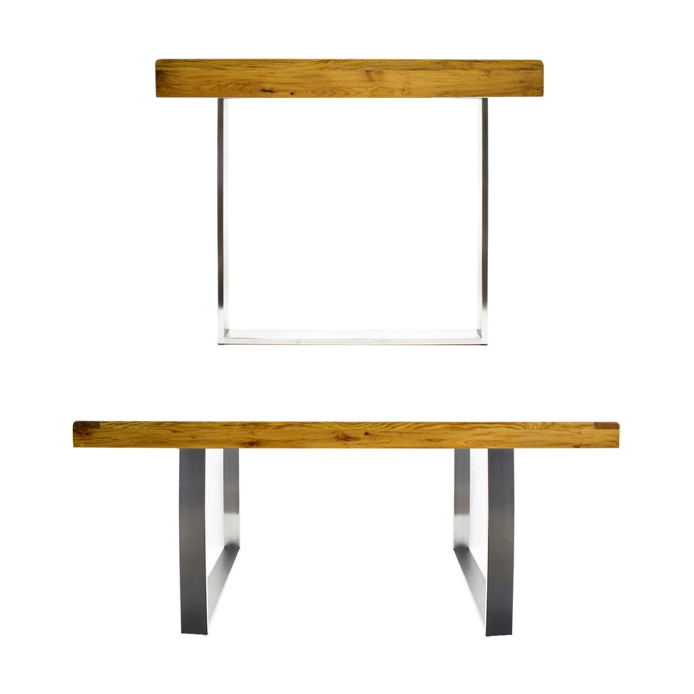 Telaio da tavolo 80x73cm in acciaio inox Struttura base per tavolo