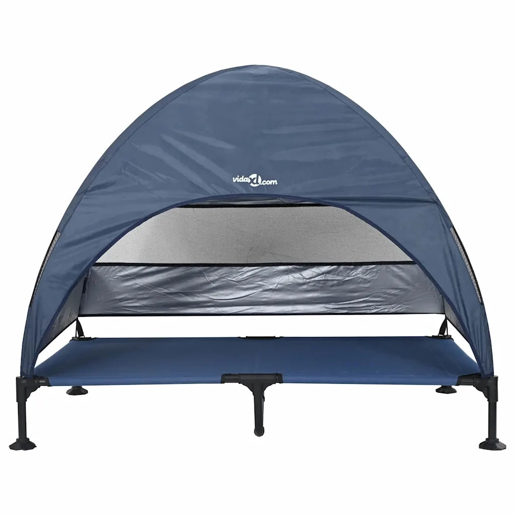 Letto per Cani Elevato Blu navy 127 x 81 x 108 cm 42008223