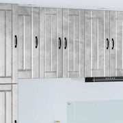 Mobile da cucina 2 pz-Set di 2 Armadio da cucina Grigio cemento 30 x 31 x 80 cm 696768