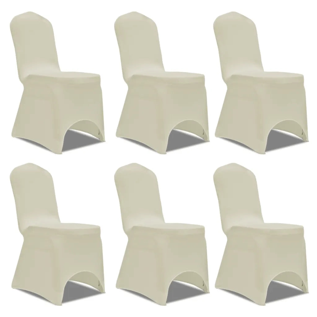 Coprisedia in Tessuto Elasticizzato Crema 12 pz CFW2304212