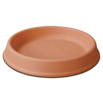 SOTTOVASO TONDO POTTERY COLLECTION GDM - RESINA TERRACOTTA CM 43,0 H.CM 5,8 X VASO CM 50- 2 pezzi