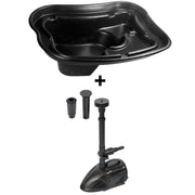 Set laghetto per giardino da 1000 lt e pompa per laghetto vx 2000 litri/h laghetto magic