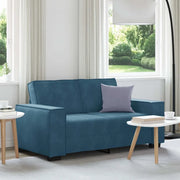 Divano a 2 Posti-Sofa 2 Posti Blu 120 cm in Velluto 266833