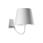 Lampada a led da Parete Poldina Bianca ricaricabile e dimmerabile con batteria fino a 12 ore