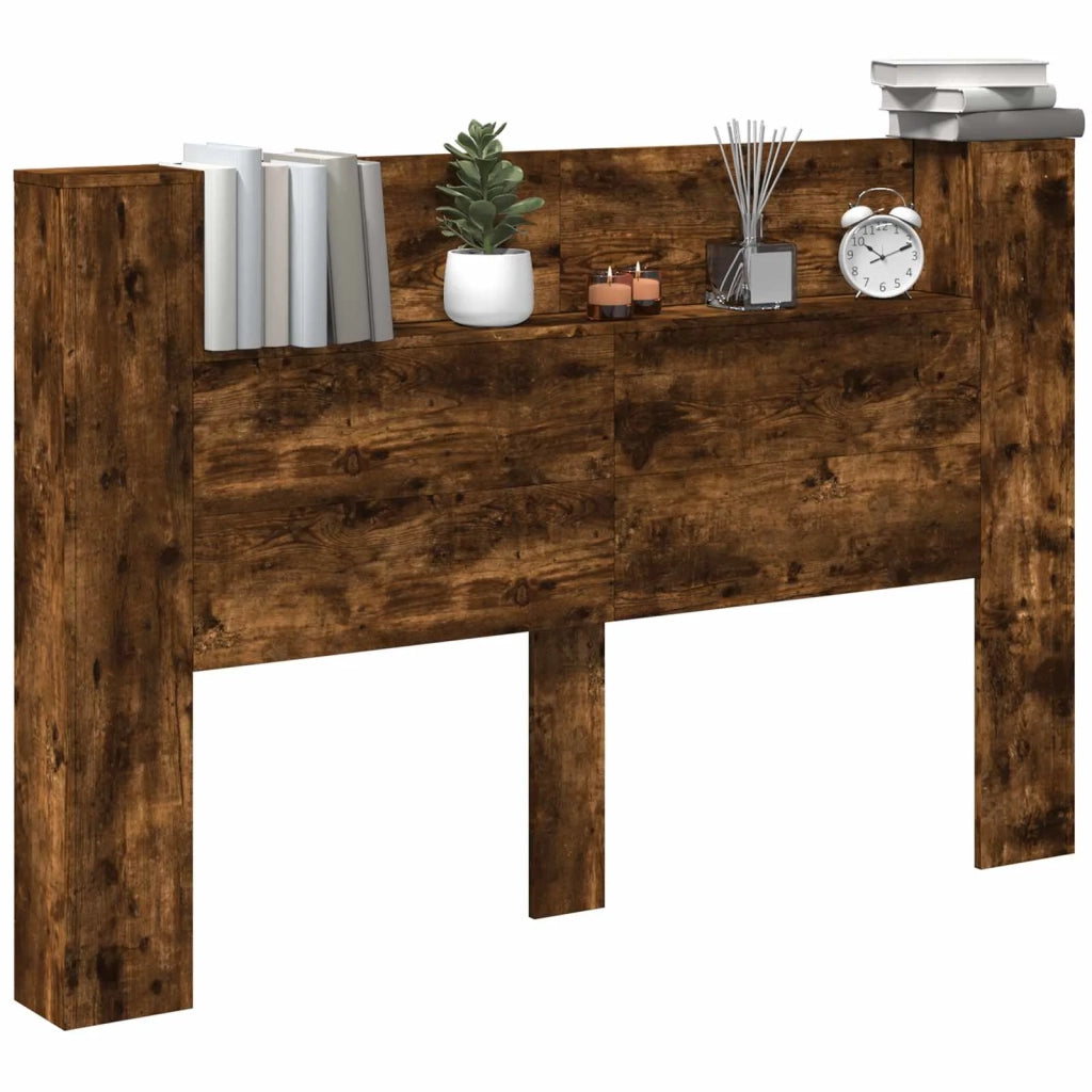 Testiera-Testata-Testiera Decorativa Rovere fum¨¦ 160 x 16,5 x 103,5 cm Legno multistrato