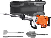 Drill a batterica elettrica – 2200W Martello a battere – Asse da demolizione con set di punte 4 pezzi – Per il cemento - Muri e strade