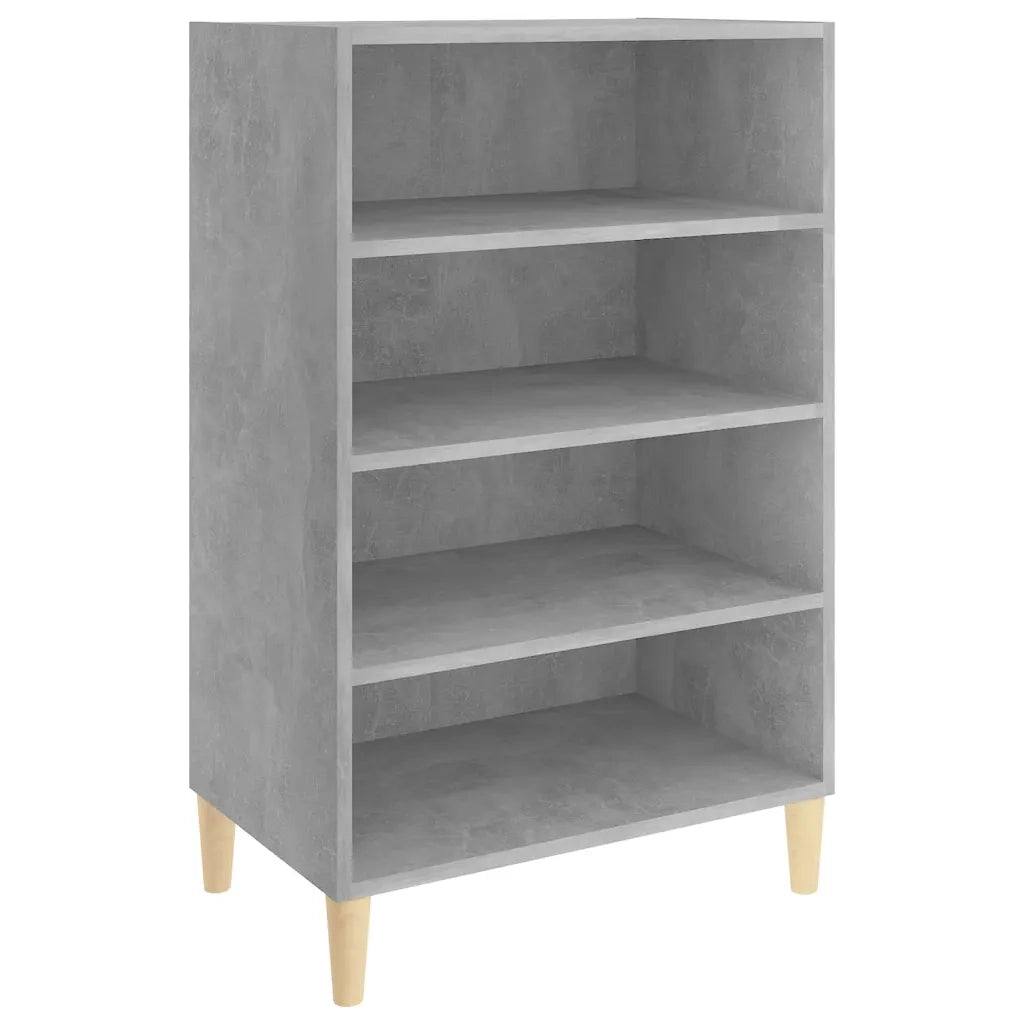 Credenza-Buffet-Armadio da cucina Grigio Cemento 57x35x90 cm in Legno Multistrato 357834