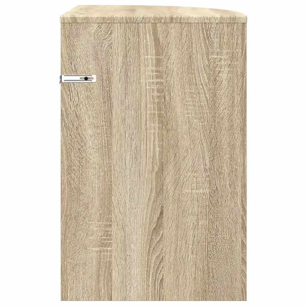 Tavolino Rovere Sonoma 39,7 x 39,7 x 60 cm Legno ingegnerizzato 891132