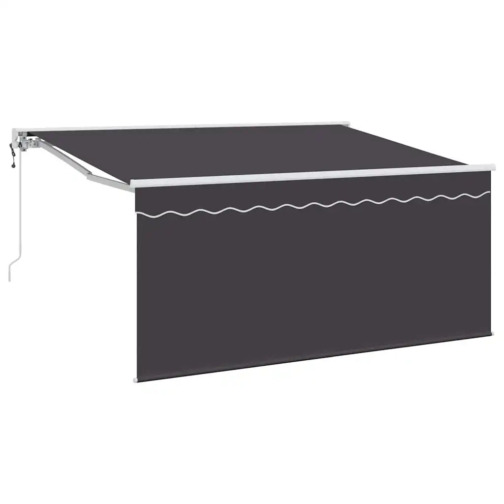Tenda Retrattile Antracite 300 x 200 cm Poliestere e Alluminio 3329512