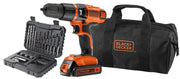 Trapano Avvitatore Percussione 18V 2 Batt. - Black E Decker