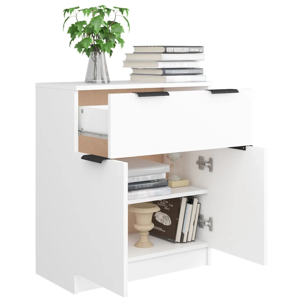 Credenza Bianca 60x30x70 cm in Legno Multistrato 811088