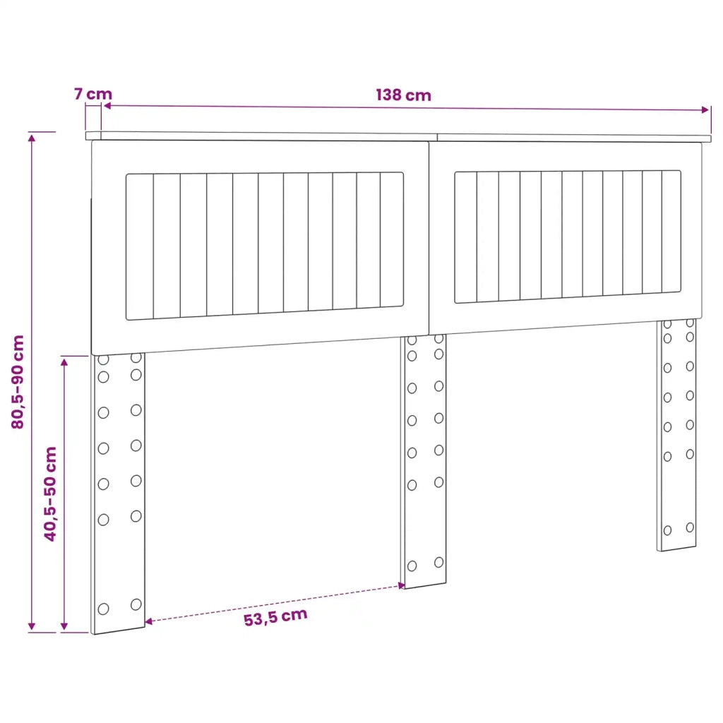Testiera Rovere fumé Legno ingegnerizzato 888435