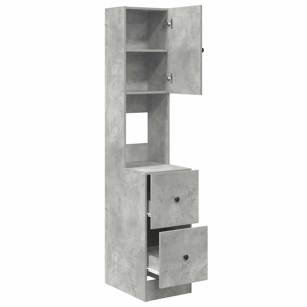 Mobile da cucina-Armadio da cucina Grigio 35 x 50 x 180 cm Legno multistrato
