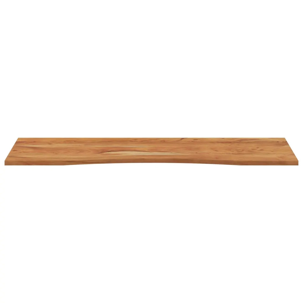 Piano Scrivania 140x50x2,5cm Rettangolare Legno Massello Acacia