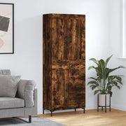 Credenza Rovere Fumo  69,5x34x180 cm in Legno Multistrato 3200006