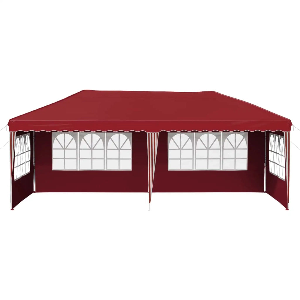 Tenda per feste a pop-up 575 x 289 x 245 cm Borgogna