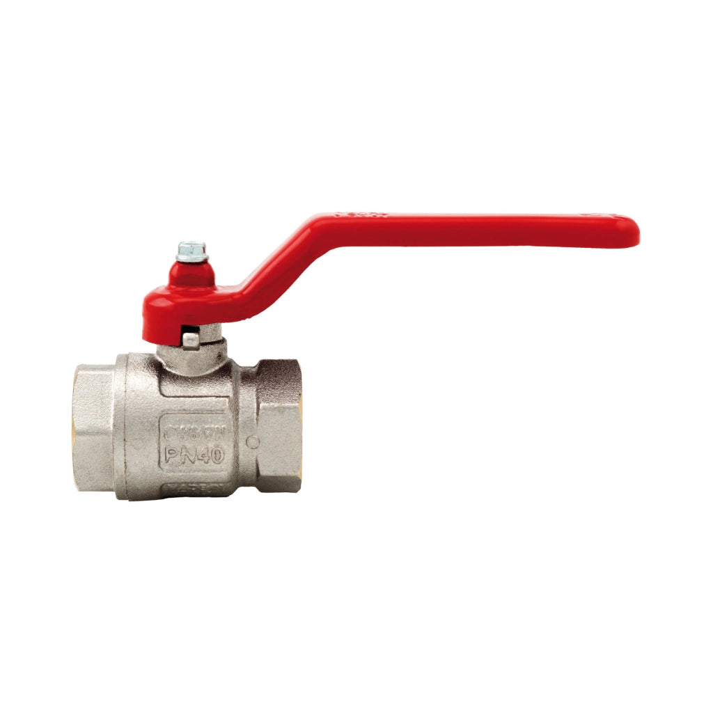 VALVOLA A SFERA F/F CON MANIGLIA A LEVA IDEAL ART.090- - FF 1 - pressione esercizio 40 bar - 2 pezzi ITAP