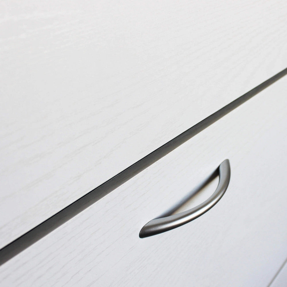 Scarpiera Wendy 60x24x150 h cm in Legno Bianca