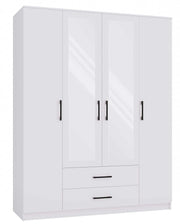 Armadio ROMANA 160 con specchio bianco guardaroba