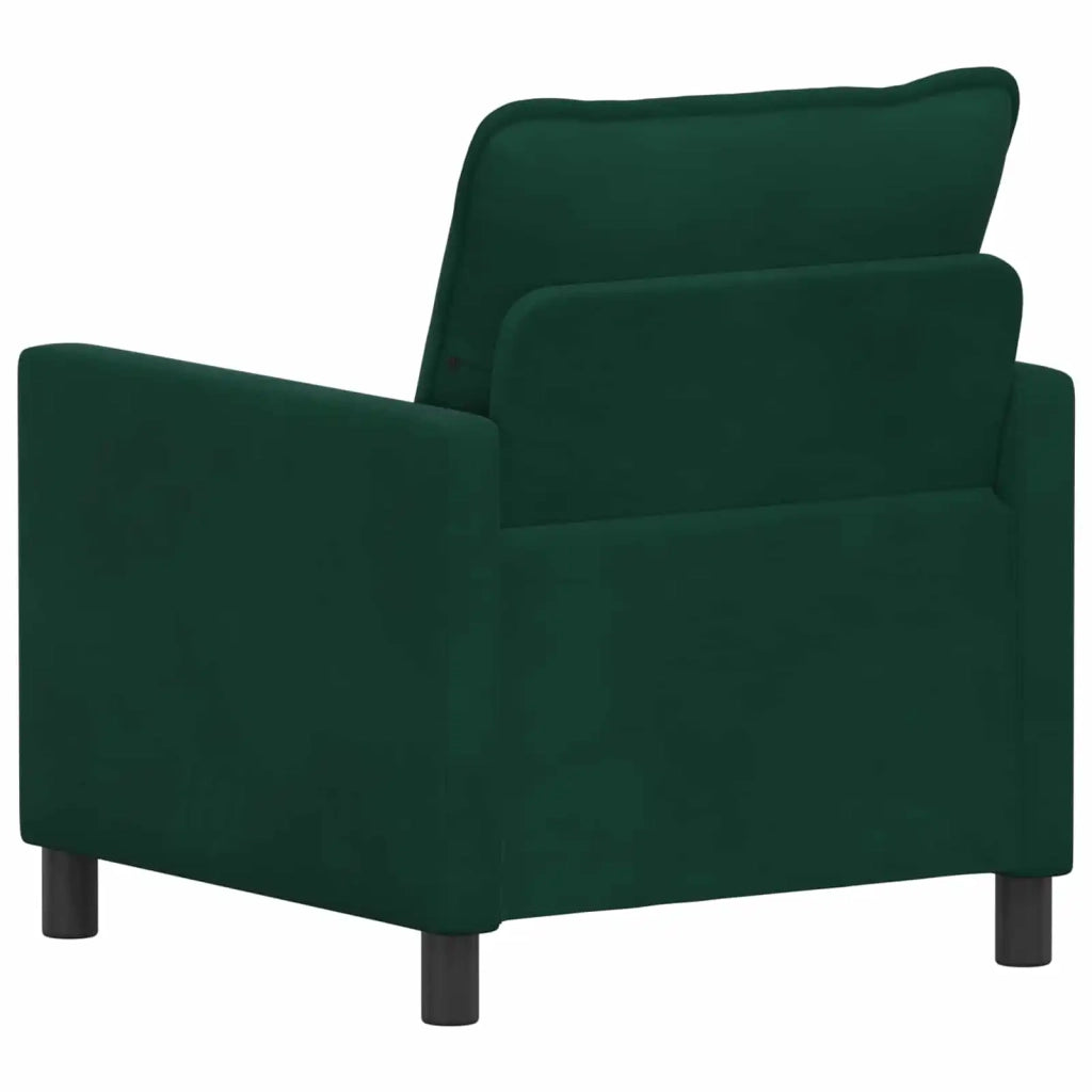 Divano Verde Scuro 76 x 81 x 87,5 cm Velluto 42028757