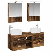 Set di mobili per il bagno 5 pcs Legno antico 3407085