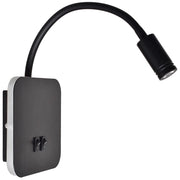 Applique LED 2x8W 4000K USB da lettura Milagro BASE ML6352