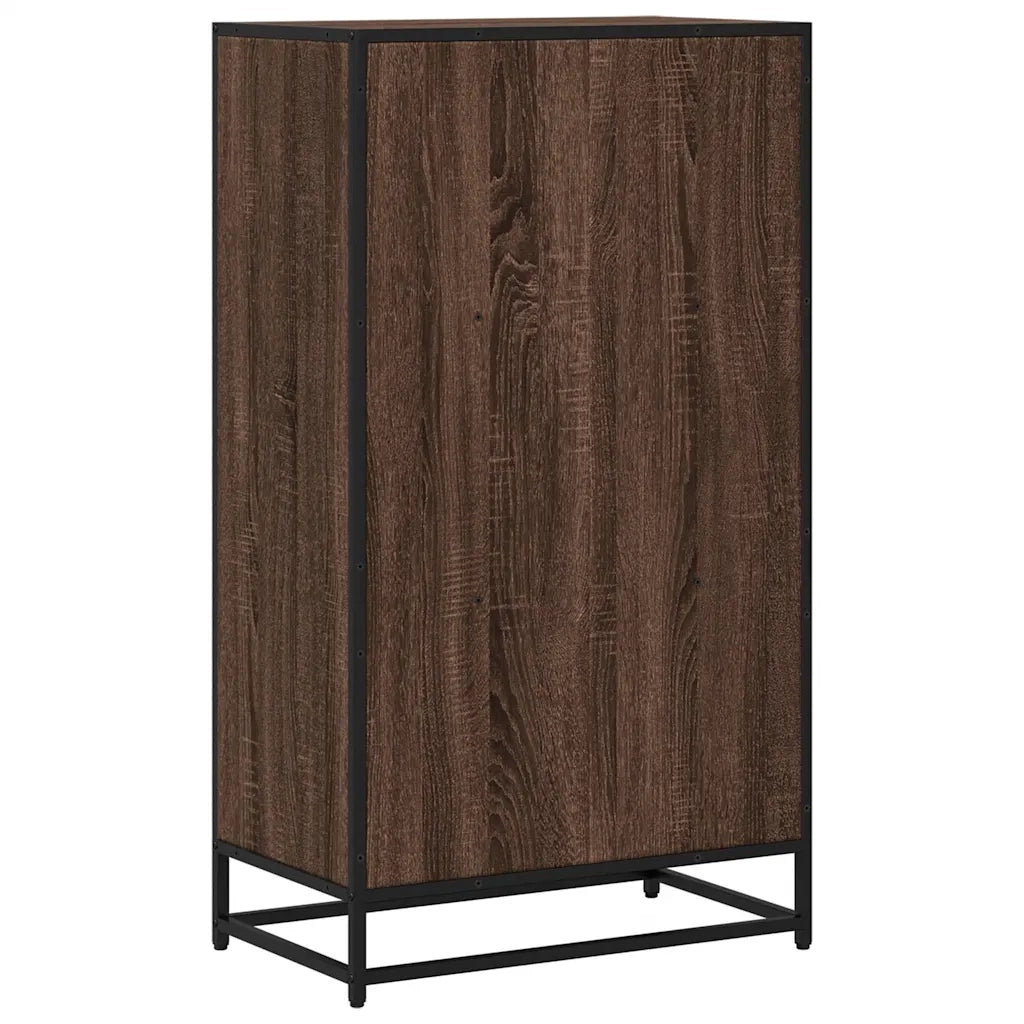 vidaXL Libreria Rovere Marrone 60x35x107,5 cm in Legno Multistrato