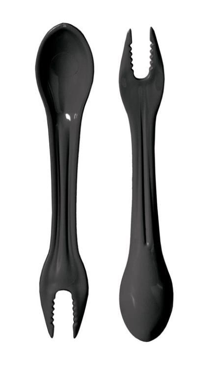 Posate in plastica Bali nero picker 6 pezzi blim veca