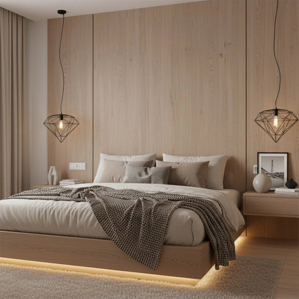 Lampada Pensile Metallo Loft Black APP563-1CP