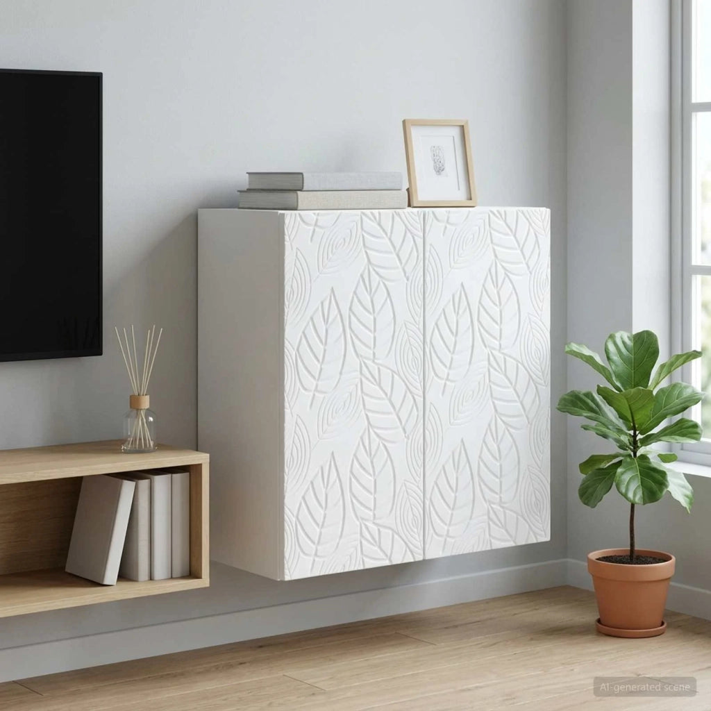 Mobiletto a muro Bianco 59 x 31 x 60 cm Legno ingegnerizzato 898745