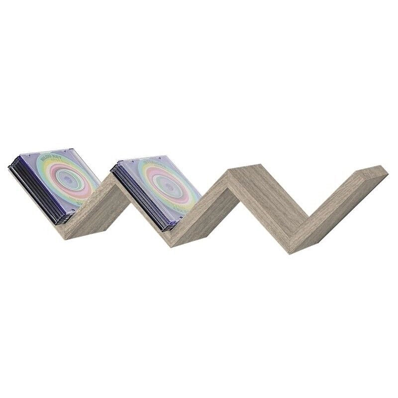 MAURY'S MENSOLA ZIG ZAG DIMENSIONI 59X12X12 CM IN COLORE OLMO