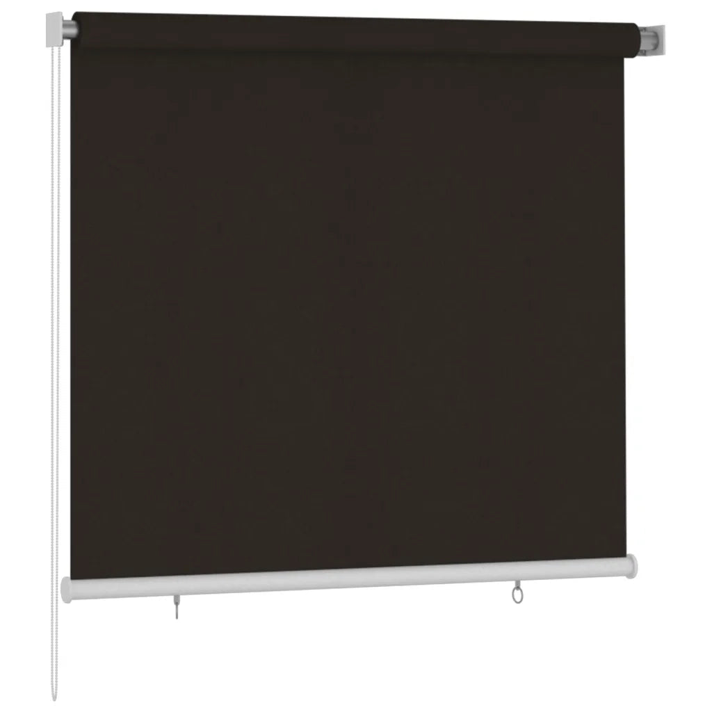 Tenda a Rullo per Esterni 165(L)x140(A) cm Marrone HDPE 312970